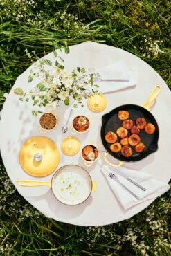 Le Creuset - .24 L (0.25 QT) Camomille Mini Round Cocotte -Home Kitchen Store LC COLOR LAUNCH CAMOMILLE 0549 Final 05452.1717433518