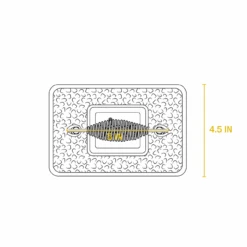 Lodge - 6.75" X 4.5" Cast Iron Grill Press -Home Kitchen Store LGP3 Product20Illustration20Measurements Formatted WORKING Artboard203 52582.1644937628