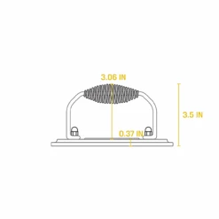 Lodge - 6.75" X 4.5" Cast Iron Grill Press -Home Kitchen Store LGP3 Product20Illustration20Measurements Formatted WORKING Artboard205 64085.1644937628