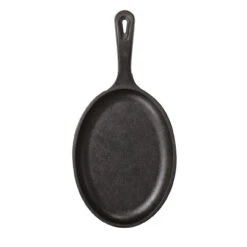 Lodge -10" X 7.5" Fajita Pan/Oval Serving Griddle 7 Lodge -10" X 7.5" Fajita Pan/Oval Serving Griddle -Home Kitchen Store LOS3 top down 54338.1682025272