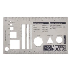 Mercer Culinary - Mercer Rules Mini Reference Tool - 5 1/4" X 3"