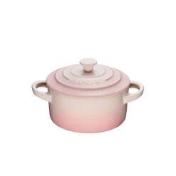 Le Creuset - .24 L (0.25 QT) Shell Pink Mini Round Cocotte