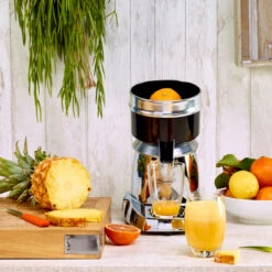 Omcan - Santos #11 Classic Chrome Citrus Juice Extractor - 44025 -Home Kitchen Store SANTOS 11C Juicer A hd 25526.1707849002
