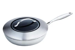 Scanpan - 11" CTX Saute Pan - Non-Stick, 5-Ply Stainless Construction, Made In Denmark -Home Kitchen Store SCA 65102800 1 07747.1640279306