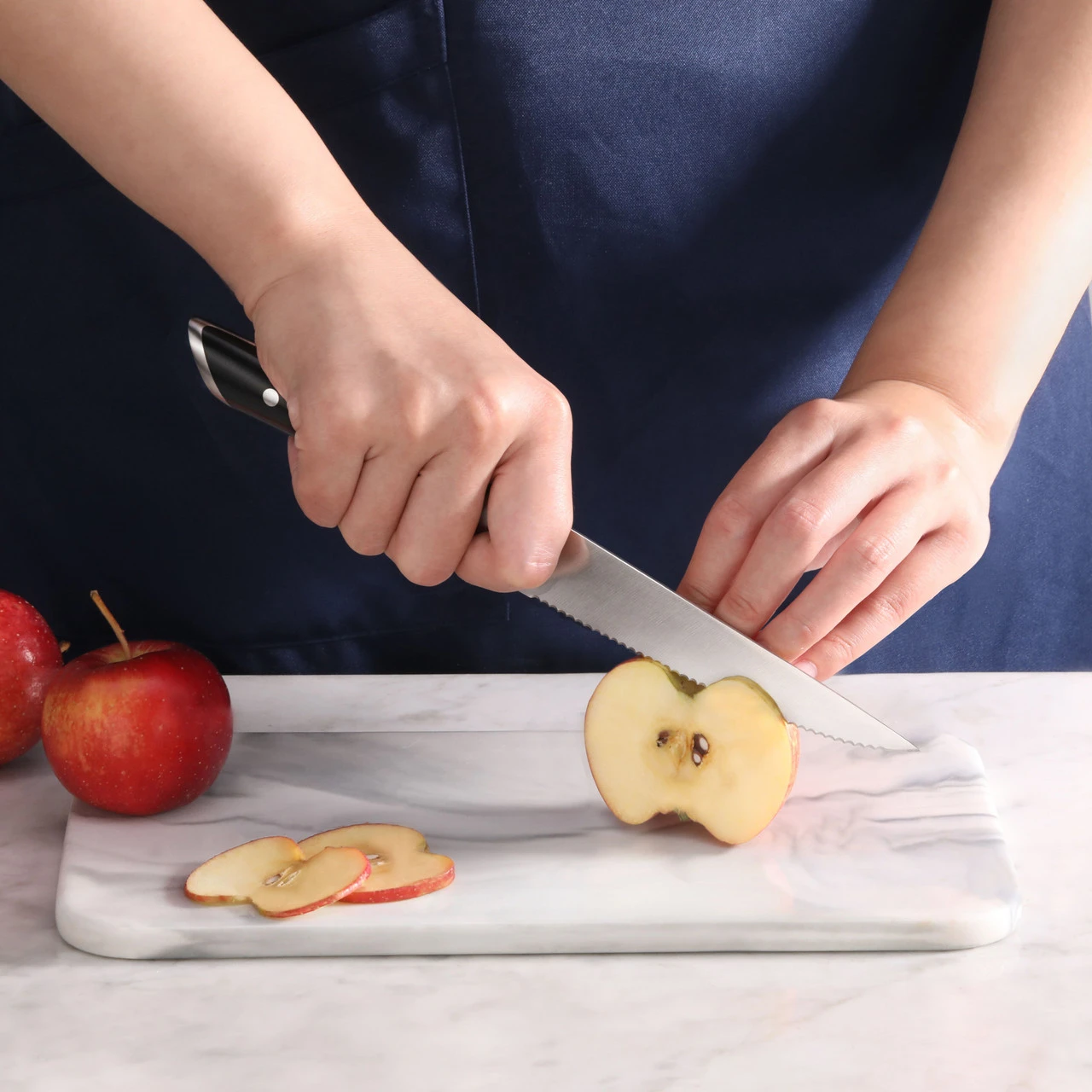 Cangshan - Helena 5" Serrated Utility Knife 7 Cangshan - Helena 5" Serrated Utility Knife - Image 5