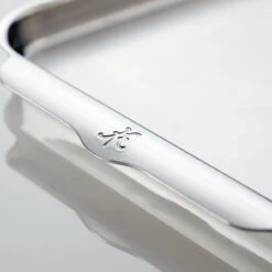 Hestan- 13"x18" Try-Ply Stainless Steel Sheet Pan -Home Kitchen Store Square 48650 HES HN8 13x18HalfSheetPan Handle 1800x1800 00588.1685632116