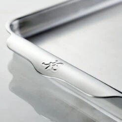 Hestan- 9"x12.5" Try-Ply Stainless Steel Sheet Pan -Home Kitchen Store Square 48651 HES HN8 9x12.5x1in QtrSheetPan Handle 1800x1800 28936.1685632422