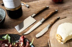 Vanderlinden - Laguiole Exclusive Line 3 Olive Wood Cheese Knives 13 Vanderlinden - Laguiole Exclusive Line 3 Olive Wood Cheese Knives -Home Kitchen Store VANDERLINDEN LAGUIOLEDUMONDE CHEESEKNIFE SET OLIVEWOOD 3 29816.1699381252