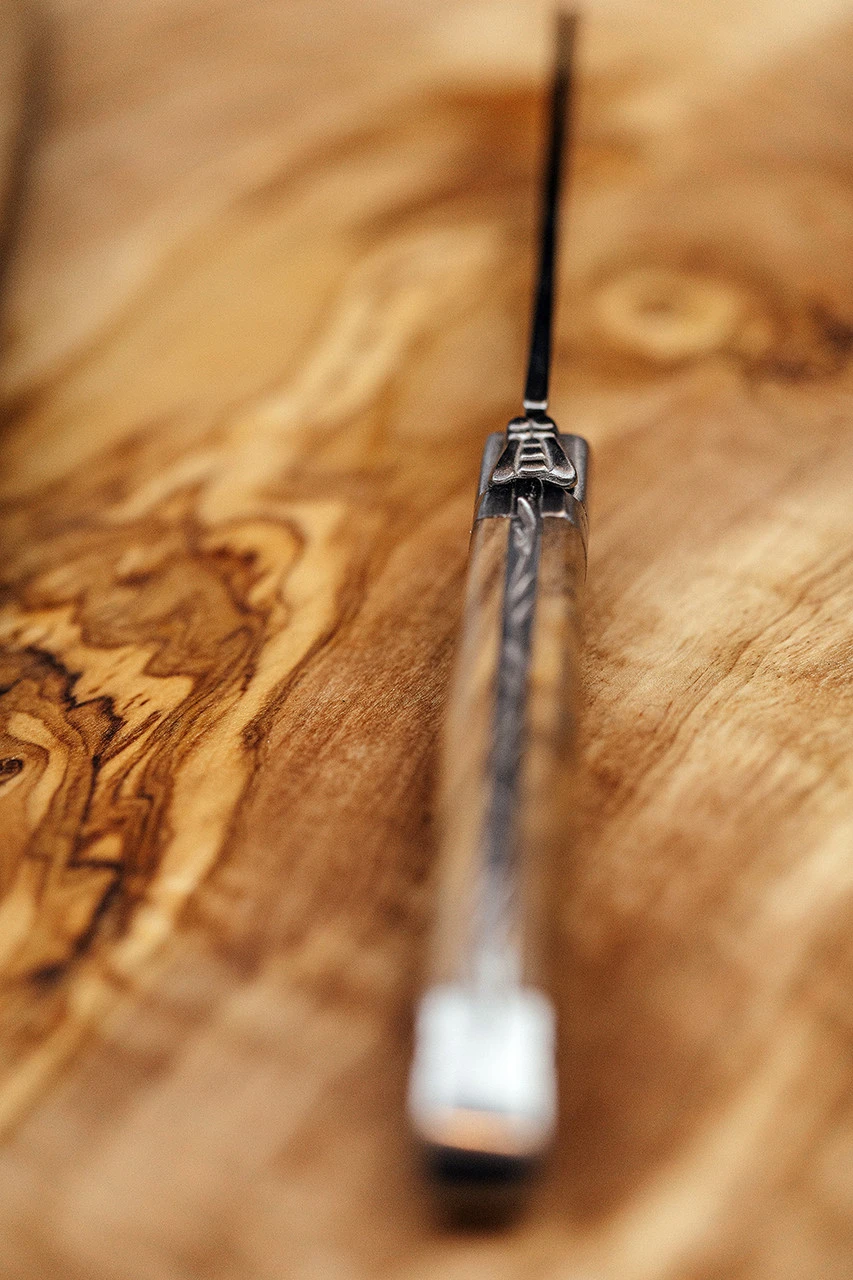 Vanderlinden - Laguiole Exclusive Line 3 Olive Wood Cheese Knives 9 Vanderlinden - Laguiole Exclusive Line 3 Olive Wood Cheese Knives - Image 7