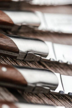 Vanderlinden - Laguiole Exclusive Line 6 Rose Wood Steak Knives 9 Vanderlinden - Laguiole Exclusive Line 6 Rose Wood Steak Knives -Home Kitchen Store VANDERLINDEN LAGUIOLEDUMONDE STEAKKNIVES ROSE WOOD 4 85890.1699380858