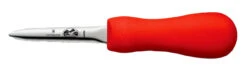 Victorinox - 3" Boston Style Narrow Oyster Knife With Red SuperGrip Handle