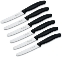 Victorinox - 6 Piece Swiss Classic Serrated Steak Knife Set Round Tip