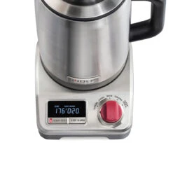 Wolf Gourmet - 1.5 L True Temperature Electric Kettle, Stainless Steel Carafe, Customizable & Pre-Set Temperature Controls -Home Kitchen Store WGKT100S 07 81146.1647888579