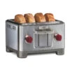 Wolf Gourmet - Four Slice Toaster, 1800 Watts, Stainless Steel Construction -Home Kitchen Store WGTR154S VPA 01 09166.1700058019