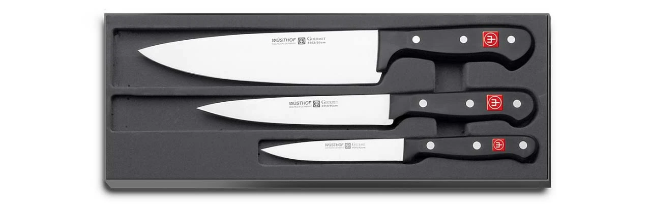 Wusthof - 3 Piece Gourmet Knife Set 3 Wusthof - 3 Piece Gourmet Knife Set