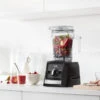 Vitamix - Ascent Series A2500 Black Blender, 3 Pre-Programmed Settings , 64 Oz Capacity, 2.2 H.P., Made In USA -Home Kitchen Store ascent 2500 black 64oz whitekitchen environment 27580.1643406946