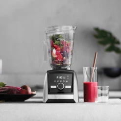 Vitamix - Ascent Series A3500 Stainless Blender, 5 Pre-Programmed Settings, 2.2H.P, 64 Oz Capacity, Made In USA -Home Kitchen Store ascent a3500 brushedstainless 64oz concretekitchen environment 620x620 94501.1695140602