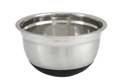 Winco - 5QT Stainless Steel Mixing Bowl W/ Silicone Base - MXRU500
