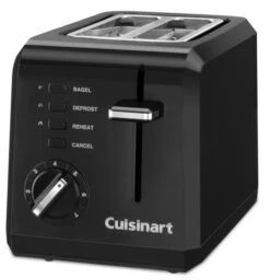 Cuisinart - Black 2 Slice Compact Toaster