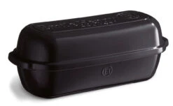 Emile Henry - Fusain (Pepper) Large Bread Loaf Baker