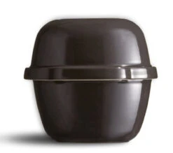 Emile Henry - Fusain (Pepper) Large Bread Loaf Baker -Home Kitchen Store emile henry large bread loaf baker charcoal 3 74176.1713296759