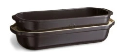 Emile Henry - Fusain (Pepper) Large Bread Loaf Baker -Home Kitchen Store emile henry large bread loaf baker charcoal 6 20153.1713296759