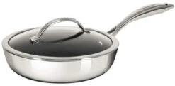 Scanpan - HAPTIQ 11" Non-Stick Saute Pan With Lid - 5-Ply Stainless Construction, Made In Denmark