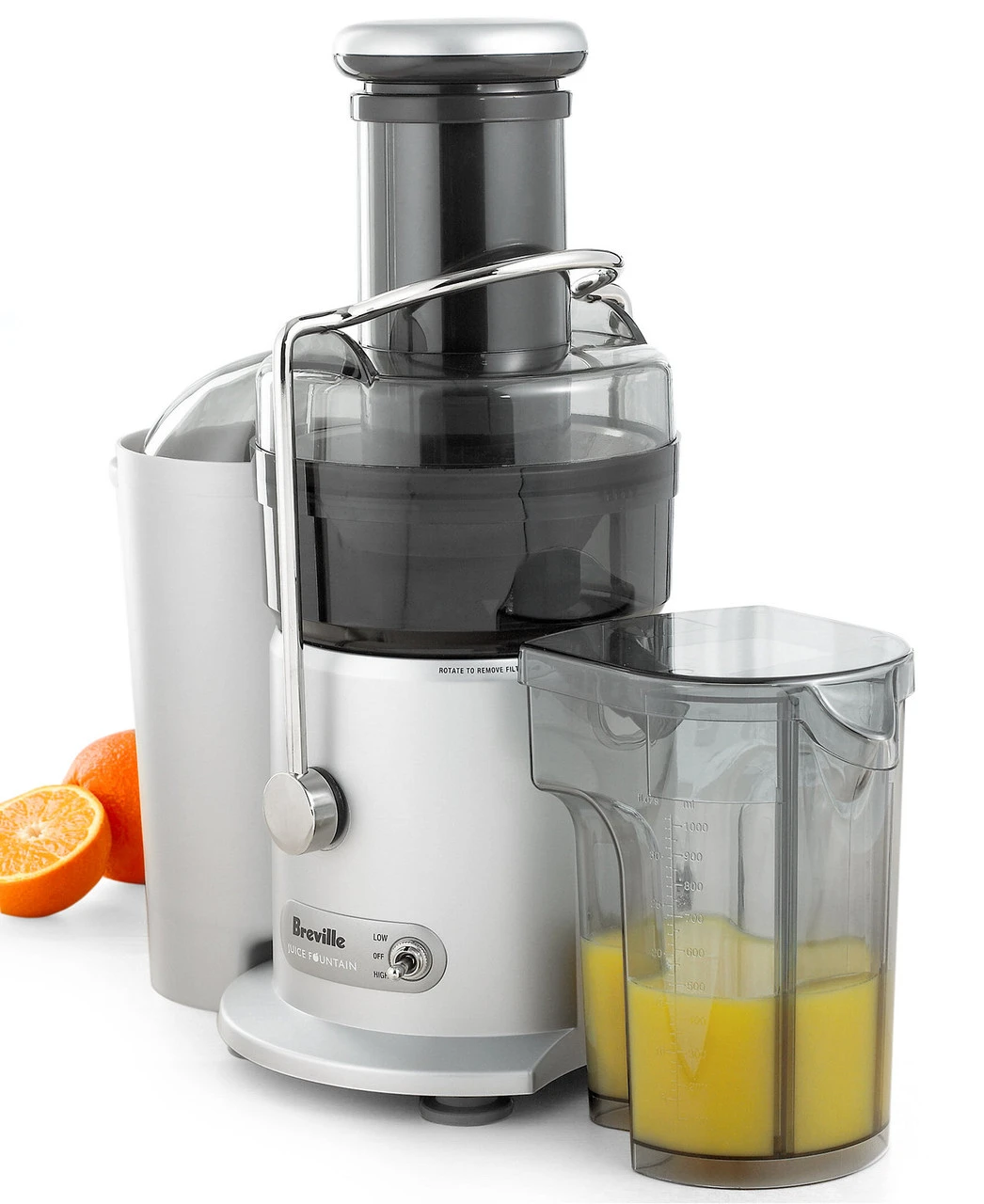 Breville - Juice Fountain Plus Juicer 850 Watt, Dual Speed 4 Breville - Juice Fountain Plus Juicer 850 Watt, Dual Speed - Image 2