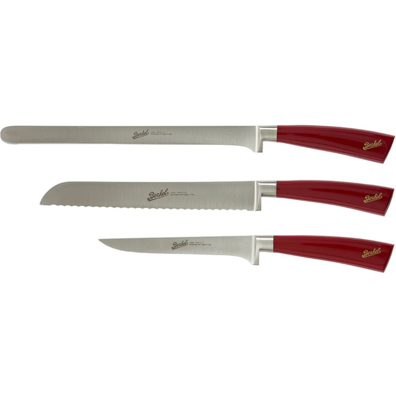 Van Berkel - Elegance 3 Pc Red Prosciutto Ham Knife Set - REDPROSCIUTTOSET 3 Van Berkel - Elegance 3 Pc Red Prosciutto Ham Knife Set - REDPROSCIUTTOSET