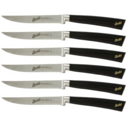 Van Berkel - Elegance 6 Pc Black Steak Knife Set - BLACELEGANCESTEAKSET