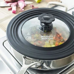 Kuhn Rikon - Black Smart Lid With Auto-Release Valve - KR20004 -Home Kitchen Store main variation default view 8 425x425 65817.1590814204