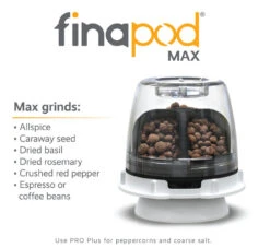 Finamill - Finapod Max For Dried Herbs And Larger Spices -Home Kitchen Store max grinds 01b 614aa9c4 8dd7 4f1a a0a5 c6d145f02e1e 56803.1709740811