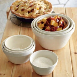 Mason Cash White Glazed 0.7 L, 5.55" Pudding Basin -Home Kitchen Store mc pudding basin life 3 3 98231.1602625150