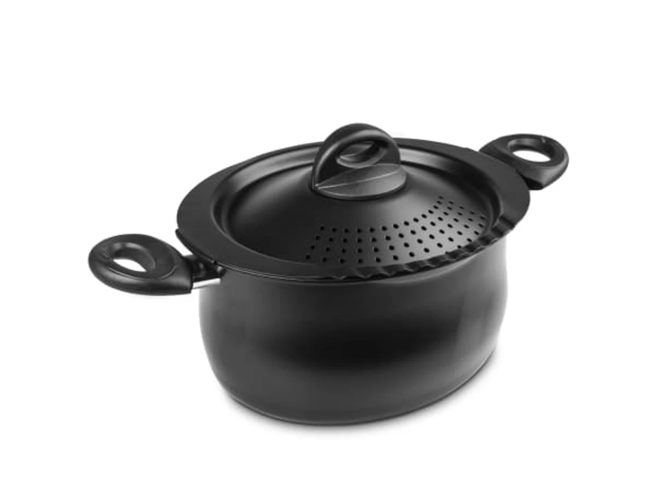 Bialetti - 5 Qt Black Pasta Pot - 7265 3 Bialetti - 5 Qt Black Pasta Pot - 7265
