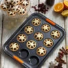 Le Creuset - 12 Cup Mini Muffin Tray -Home Kitchen Store rs3762 le creuset mince pies v1 scr 99205.1624397190