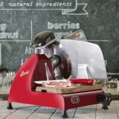 Van Berkel - Red Line 250 Red 10" Electric Slicer - REDLINE250RED -Home Kitchen Store rsbgm01 red u 09 6 95698.1713951831