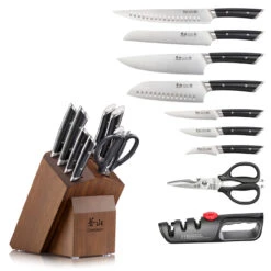 Cangshan - Helena 10Pc Knife Block Set -Home Kitchen Store ry wefPg 71895.1680554451