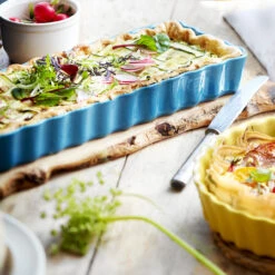 Emile Henry - Calanque Slim Rectangular Tart Dish 9 Emile Henry - Calanque Slim Rectangular Tart Dish -Home Kitchen Store slim tart dish 35022.1611674648