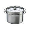 Le Creuset - 8.3 L (9 QT) Stainless Steel Stockpot With Lid And Pasta Insert -Home Kitchen Store stainless 0004 stockpot with pasta insert 17094.1654518515