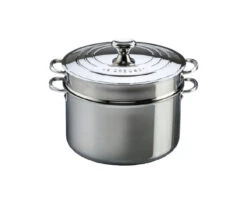 Le Creuset - 8.3 L (9 QT) Stainless Steel Stockpot With Lid And Pasta Insert