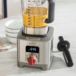 Wolf Gourmet - 64 Oz, 2.4HP High-Performance Blender -Home Kitchen Store wgbl100s soup 65566.1646761201