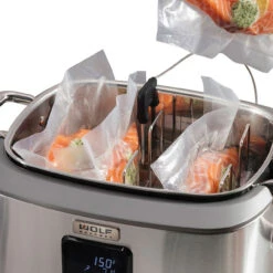 Wolf Gourmet - 7 Qt Multi-Function Cooker, 6 Cooking Modes, Stainless Steel Construction 17 Wolf Gourmet - 7 Qt Multi-Function Cooker, 6 Cooking Modes, Stainless Steel Construction -Home Kitchen Store wgsc100s sous cooking 25773.1596668332