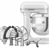 KitchenAid - 7 Qt White Stand Mixer With Stainless Steel Accessories -Home Kitchen Store whitemixer 84002.1681853145